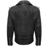 Nicolas Cage Autographed Ghost Rider Premium Leather Jacket with Inscription