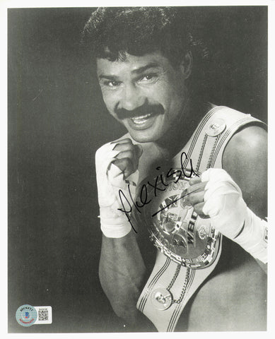 Alexis Arguello Autographed Signed 8x10 Photo Beckett BAS QR #BH29196