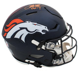 Terrell Davis Signed Denver Broncos Speed Flex Authentic NFL Helmet with "HOF 17