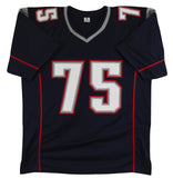 Vince Wilfork Authentic Signed Navy Pro Style Jersey Autographed BAS Witnessed
