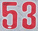 Ken Giles Signed Philadelphia Phillies Jersey (JSA Hologram) 2017 World Champion