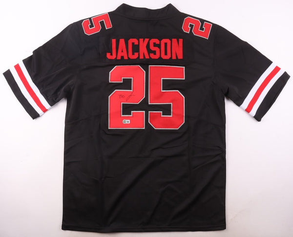 Lamar Bo Jackson Signed Ohio State Buckeyes Nike Authentic Jersey (Beckett) R.B.