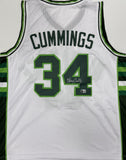 TERRY CUMMINGS Signed Custom Replica White Jersey AUTO - Milwaukee Bucks - BAS