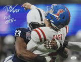 Dani Dennis-Sutton Autographed/Inscribed 11x14 Photo Penn State JSA 195652