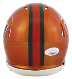 Miami Andre Johnson Authentic Signed Flash Speed Mini Helmet JSA Witness