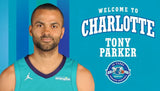 Tony Parker Signed Charlotte Hornets Jersey (JSA COA) 6xNBA All-Star 4xNBA Champ