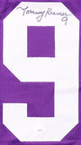 Tommy Kramer Signed Minnesota Vikings Jersey (JSA) Six T.D Passes in 1 Game 1986