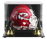 Chiefs Emmitt Thomas "HOF 2008" Signed Speed Mini Helmet W/ Case BAS Witnessed