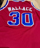 Rasheed Wallace Signed Washington Bullets Jersey (Beckett) 2004 NBA Champion