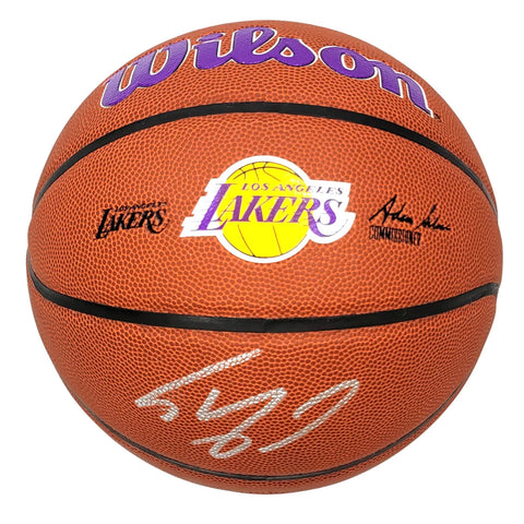Shaquille O'Neal Signed Wilson Los Angeles Lakers Logo NBA Basketball Beckett