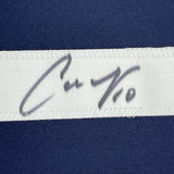 Framed Autographed Carli Lloyd 35x39 Navy Blue Team USA Jersey JSA COA