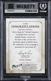 Riddick Bowe Signed 2010 Ringside Boxing #ARB1 Card Auto Grade 10! BAS Slabbed
