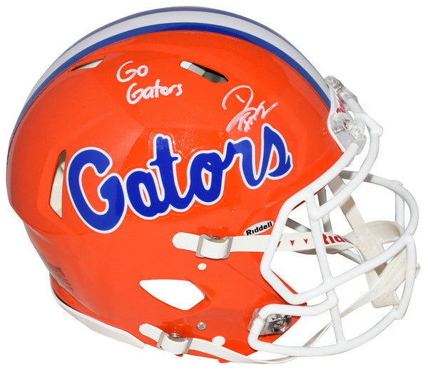 DJ LAGWAY AUTOGRAPHED FLORIDA GATORS AUTHENTIC SPEED HELMET BECKETT