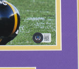 Adrian Peterson Signed Framed 11x14 Minnesota Vikings Photo BAS