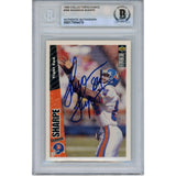 Shannon Sharpe Signed 96 Collector's Choice #266 Trading Card Slab Beckett 51540