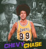 Chevy Chase Signed Los Angeles Lakers Basketball (Beckett) 1985 Hit Movie Fletch