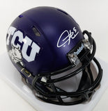 Ladainian Tomlinson Signed TCU Horned Frogs Speed Mini Helmet (Beckett) Chargers