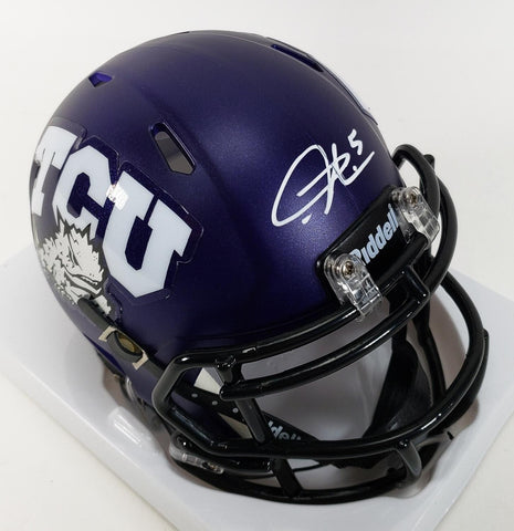 Ladainian Tomlinson Signed TCU Horned Frogs Speed Mini Helmet (Beckett) Chargers