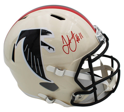 Julio Jones Signed Atlanta Falcons Speed Full Size Retro NFL Helmet