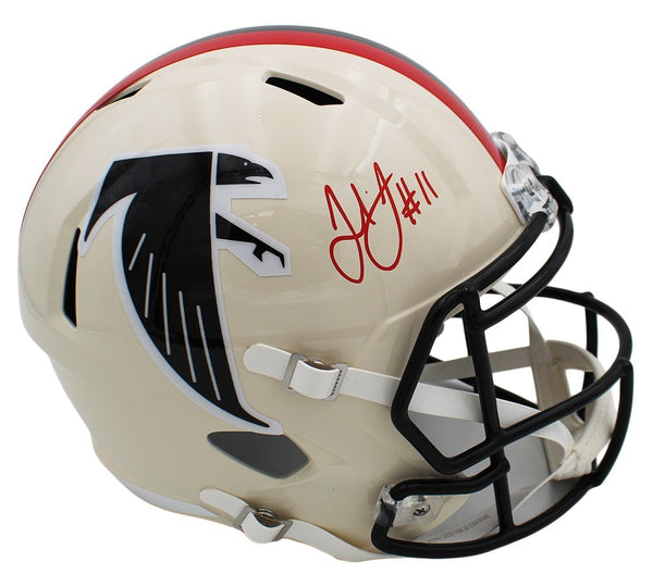 Julio Jones Signed Atlanta Falcons Speed Full Size Retro NFL Helmet