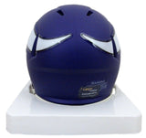 Justin Jefferson Signed/Autographed Mini Football Helmet Vikings PROVA 200048