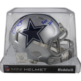 Jimmy Johnson Autographed/Signed Dallas Cowboys Mini Helmet HOF Beckett 50129