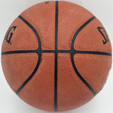 Moses Malone Autographed NBA Leather Basketball 76ers, Rockets JSA #AV29209