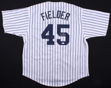 Cecil Fielder Signed New York Yankees Pinstriped Jersey (JSA COA) 3x All Star