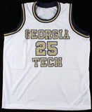 Mark Price Signed Georgia Tech Yellow Jacket Jersey Inscr "ACC ROY 83" (PSA COA)