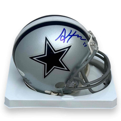 Cowboys Allen Hurns Autographed Signed Mini Helmet - JSA