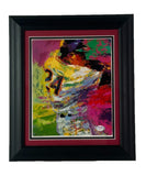 Willie Mays Autographed 8x10 Art Print Inscribed "To Sam" -- Framed | PSA COA