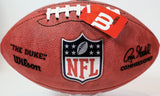 John Elway Autographed/Inscribed "HOF2004" "The Duke" NFL Game Ball BAS COA