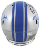 Lions Calvin Johnson Authentic Signed Full Size Speed Proline Helmet BAS Witness