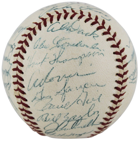 1953 Giants (29) Mays, Irvin Authentic Signed Giles Onl Baseball JSA #BB19810