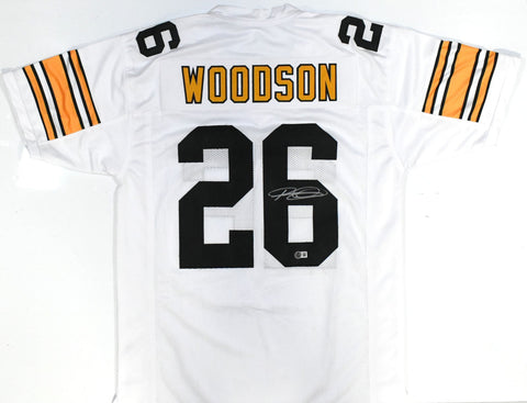 Rod Woodson Autographed White Pro Style Jersey - Beckett W Hologram *Silver