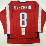 Autographed/Signed ALEXANDER ALEX OVECHKIN Washington Red Jersey JSA COA Auto