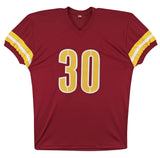 Austin Ekeler Authentic Signed Maroon Procut Style Jersey BAS Witnessed