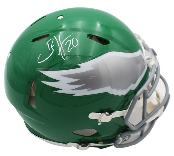 Brian Dawkins Signed Philadelphia Eagles Speed Authentic Kelly Green NFL Helmet