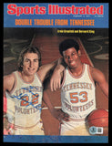 Ernie Grunfeld Autographed Sports Illustrated Cover Tennessee Beckett QR BS36714