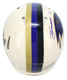 Zay Flowers Autographed Baltimore Ravens RETRO Speed Authentic Helmet Beckett