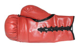 Larry Holmes Autographed/Signed Red Right Boxing Glove Beckett 41004
