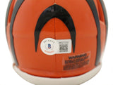AJ Green Autographed Cincinnati Bengals Speed Mini Helmet Beckett 39069