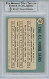 Tony Perez Autographed 1965 Topps #581 Rookie Card HOF Beckett Slab 33685