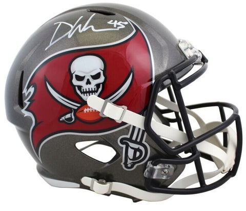 DEVIN WHITE Autographed Tampa Bay Buccaneers Full Size Helmet FANATICS