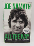 Joe Namath HOF Signed/Autographed All the Way Book JSA BA213462