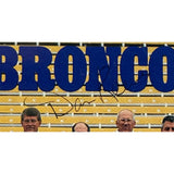 Elway Little Reeves Watson Foley +3 Signed Denver Broncos 11x17 Beckett 58351