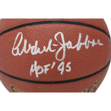 Kareem Abdul-Jabbar Aurographed Los Angeles Lakers Basketball HOF Beckett 47389