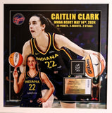 Caitlin Clark Framed Photo Laser Engraved Signature