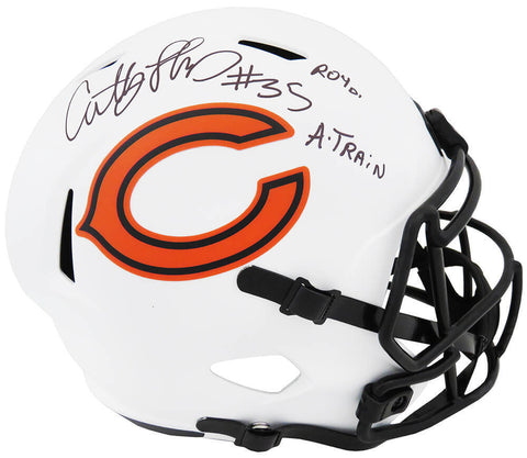 Anthony Thomas Signed Bears LUNAR Riddell F/S Rep Helmet w/A-Train, ROY (SS COA)