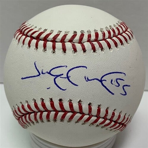 Cardinals JIM EDMONDS Signed Official MLB Baseball AUTO - Brewers - Cubs - JSA